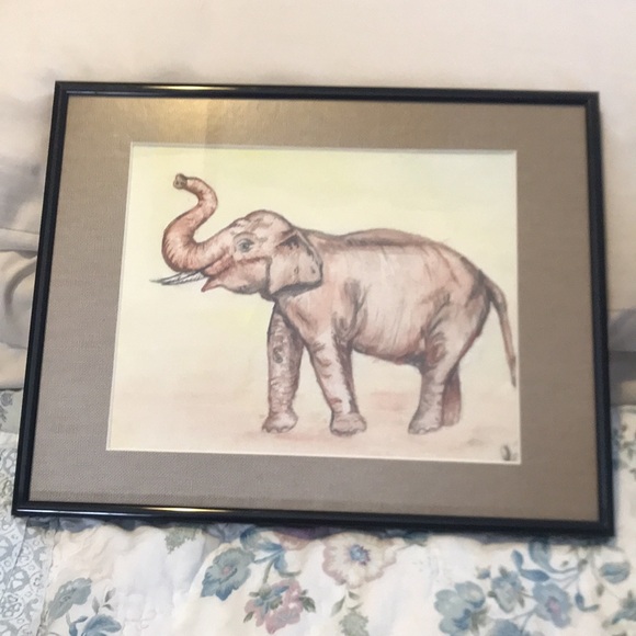 🌸NEW🌸 Elephant Framed Artwork - Picture 3 of 15